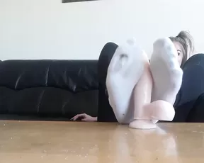 spanky princess cutie gives you sockjob show liveporn video
