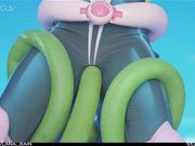 Lana Rain - Uraraka Tentacle Fucked As Friends Watch