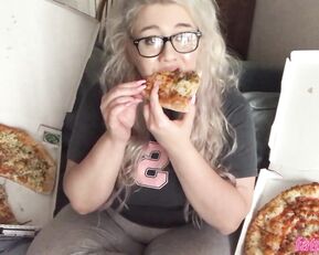 Mix fatphrodite pizza & large stuffing show porno video