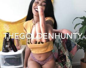 Thegoldenhunty humiliation 36 yr virgin show premium liveporn livesex1