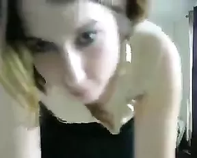 Blonde slut is getting plowed in bed