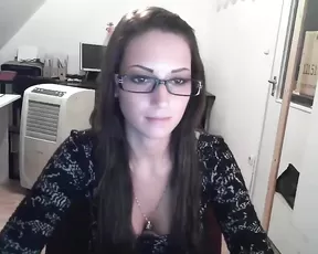 Tanya is doing a striptease
