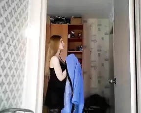 ebony beauty masturbating in the bathroom