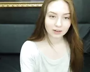 Busty girl is showing off her body
