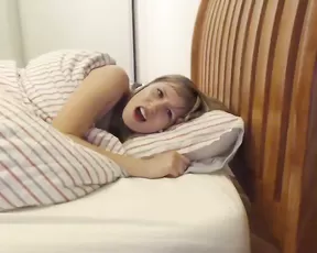 After getting filled with a fatty's cock babe is in bliss