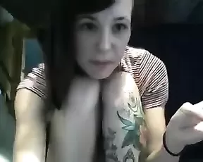 Blonde slut licks a cock