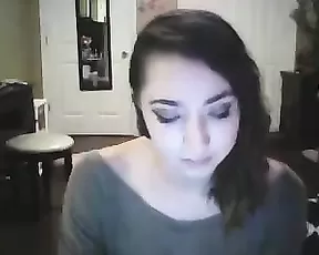 Girl with glasses  is before us