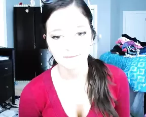 Latina gagging on a dick