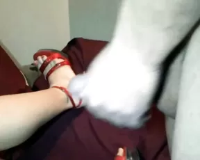 Naughty christine fucking her red high heels big loads toe fetish show free manyvids liveporn video