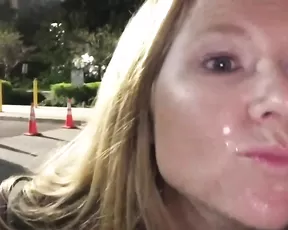 Milfbecca cumwalk in downtown show liveporn video