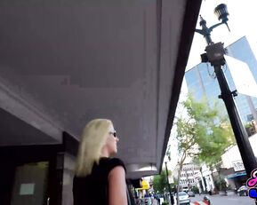Jennyjizzxxx cumwalk on the streets of downtown show liveporn video