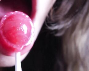 Zia xo oral fixation swallowing / drooling lollipop lickers licking liveporn video manyvids