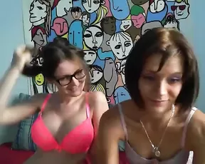 Sexy thing dances before the mirror