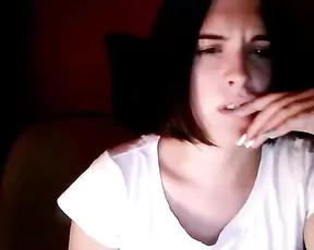 Cute Japanese gal blows my hard prick