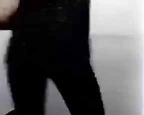 Cute redhead plays with her toy