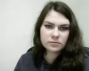 A slim teen brunette demonstrates her sucking ablilities