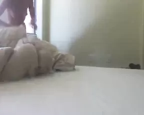 Awesome redhead fingers her pussy