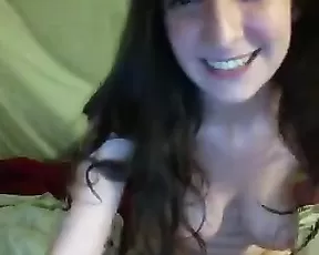 Angelic amateur blonde stuffs her face on hard cock