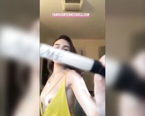 Olivia Culpo Nude Nip Slip Instagram Live Livesex1 XXX Premium Porn
