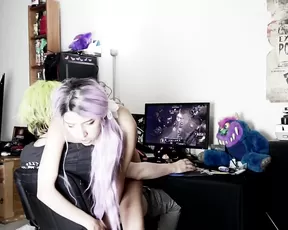 Abdoll playing league of legends & fucking tattoos, role play, cosplay free porn videos