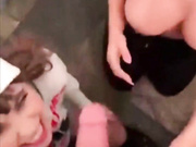 Lena the plug bathroom threesome snapchat xxx porn livesex