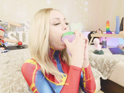 Sia siberia captain marvel tests new bad dragon toys manyvids cosplay big tits porn video manyvids