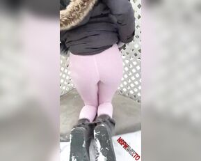 Just violet winter balcony masturbation snapchat premium xxx porn videos