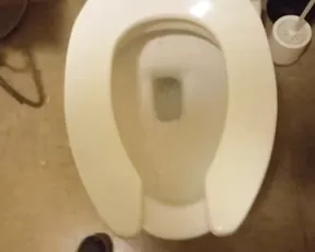Candiecane super long pee time post massage toilet humiliation fetish public porn video manyvids