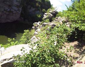 Mia bandini wild public fucking on high cliff blow jobs outdoor blowjobs amateur porn video manyvids