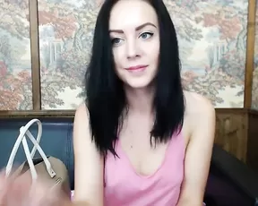 Horny babe licks my balls