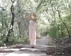Hot chick is sucking a cock