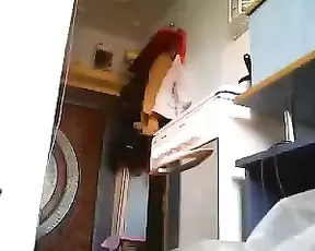 Teen is pulling a cock