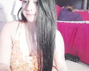 Large tits are massaging a cock