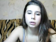 Princess in white lingerie