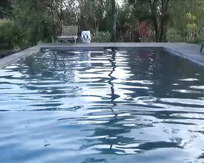Luxneon pool playtime wet t-shirt outdoors porn video manyvids