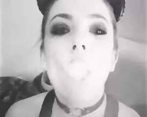 Dahlia Sky smokes premium free cam snapchat & manyvids porn livesex1
