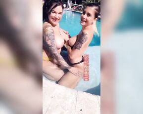 Karmen karma with friend swimming pool show snapchat premium xxx porn livesex