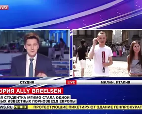 Interview Coed Angelina Doroshenkova Ally Breelsen became famous in Europe porn model