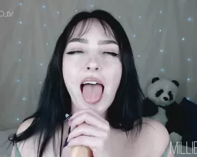 MillieKnoxx Sloppy Blowjob Dildo Toy Premium Porn Videos