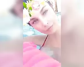 Ivy Lebelle takes a dip in the pool premium free cam snapchat & manyvids porn videos