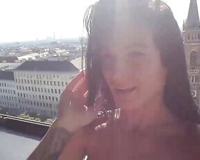 Lexi Dona nude after a shower on the roof of the building premium free cam snapchat & manyvids porn livesex1