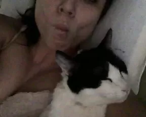 Aidra Fox and her cat premium free cam snapchat & manyvids porn videos