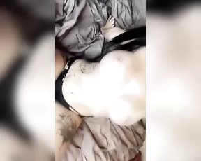 Jayda Kay dildo masturbation bed snapchat free