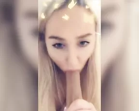 Softerroses dildo blowjob show snapchat free