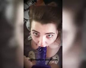 Scouse Hope strap sucking - onlyfans free porn