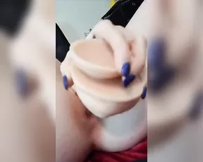 Naughty Ginger sexy black bodysuit dildo masturbation snapchat free