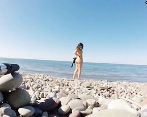 MissBella__ Bellabrookz date on the beach