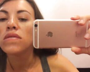 Tiffany Doll pussy fingering front mirror - onlyfans free porn
