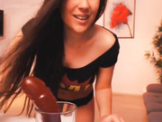 PoppyNaked toy dildo drink