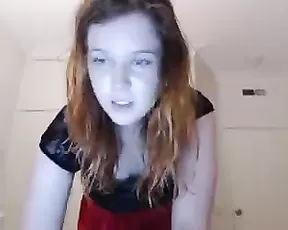 Curly haired Tabitha rammed hard